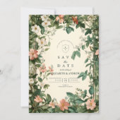 Save The Date Mariage Art nouveau flou doux (Devant)