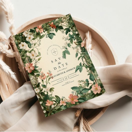 Save The Date Mariage Art nouveau flou doux