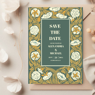 Save The Date Mariage Art nouveau vintage