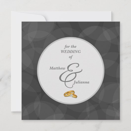 Save The Date Mariage au Charbon de Bois Bokeh et Argent (Dos)