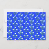 Save The Date Mariage au Crocus Bleu (Dos)