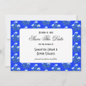 Save The Date Mariage au Crocus Bleu (Devant)