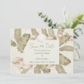 Save The Date Mariage au Jardin Botanique (Debout devant)