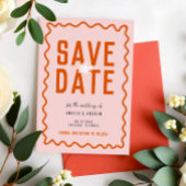 Save The Date Mariage audacieux et moderne