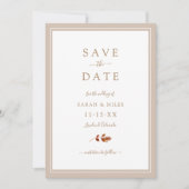 Save The Date Mariage automne (Devant)
