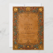 Save The Date Mariage baroque mystique céleste (Devant)