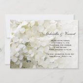 Save The Date Mariage blanc Hydrangea Enregistrer la date Faire- (Devant)