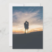 Save The Date Mariage bleu opulent (Dos)