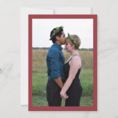 Save The Date Mariage bohème dans le désert de cactus en Arizona (Dos)