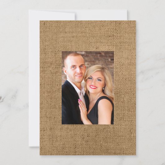 Save The Date Mariage bohème de tournesols d'herbier rustique (Dos)