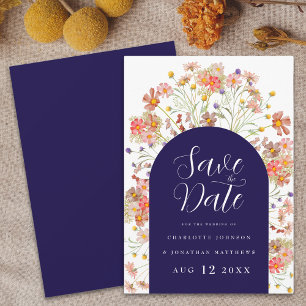 Save The Date Mariage Bohème Fleur de Champ Floral