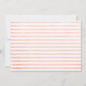 Save The Date Mariage Boho bleu bleu bleu rose bleu marine (Dos)