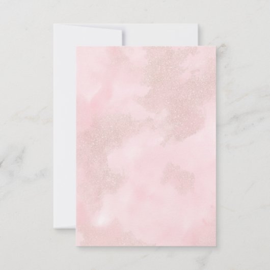 Save The Date Mariage Boho Pampas & Roses Rose (Dos)