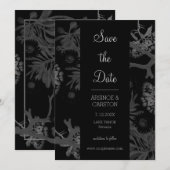 Save The Date Mariage botanique de charme (Devant / Derrière)