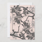 Save The Date Mariage botanique de charme (Dos)