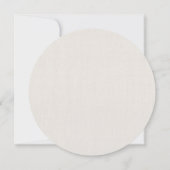 Save The Date Mariage botanique de fleurs sauvages simples  (Dos)