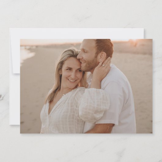 Save The Date Mariage Bouquet débordant (Dos)