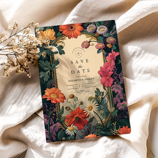 Save The Date Mariage cadre or Art Nouveau