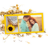 Save The Date Mariage campagnard de tournesol et dentelle Enregi