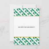 Save The Date MARIAGE Célébration chrétienne NIGERIA (Dos)