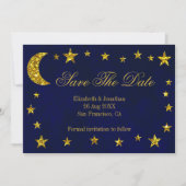 Save The Date Mariage céleste du ciel nocturne (Devant)