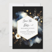 Save The Date Mariage céleste minimal imprimable (Devant)