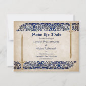Save The Date Mariage celtique des épées (Devant)