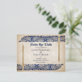 Save The Date Mariage celtique des épées (Debout devant)