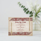 Save The Date Mariage celtique des épées (Debout devant)