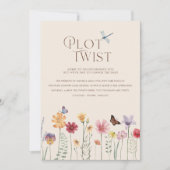 Save The Date Mariage champêtre avec une touche de botanique de  (Devant)