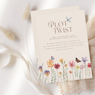 Save The Date Mariage champêtre avec une touche de botanique de