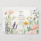 Save The Date Mariage Champêtre Moderne (Devant)