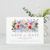 Save The Date Mariage Champêtre Moderne (Debout devant)