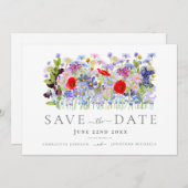 Save The Date Mariage Champêtre Moderne (Devant / Derrière)