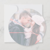 Save The Date Mariage changement de plan report circulaire (Dos)