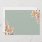 Save The Date Mariage Chic Boho Minimal Enregistrer La Date (Dos)