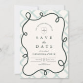 Save The Date Mariage Chic Côtier (Devant)