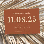 Save The Date Mariage Chic Minimal Date Non Photo Enregistrer La<br><div class="desc">Personnalisez ce mariage de design chic minimaliste sauvegardez la date avec tous vos détails.</div>