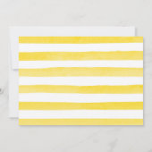 Save The Date Mariage Citrons et Fleurs d'Été (Dos)