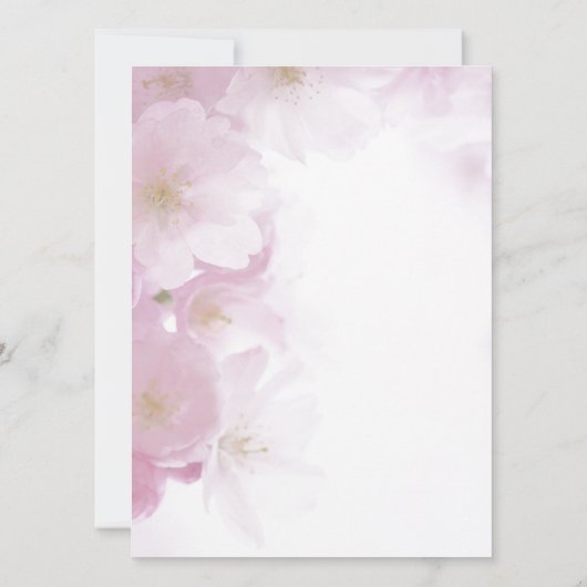 Save The Date Mariage classique Floral (Dos)