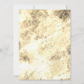 Save The Date Mariage classique Floral (Dos)