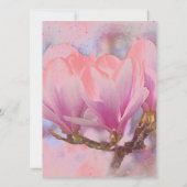 Save The Date Mariage classique Floral (Dos)