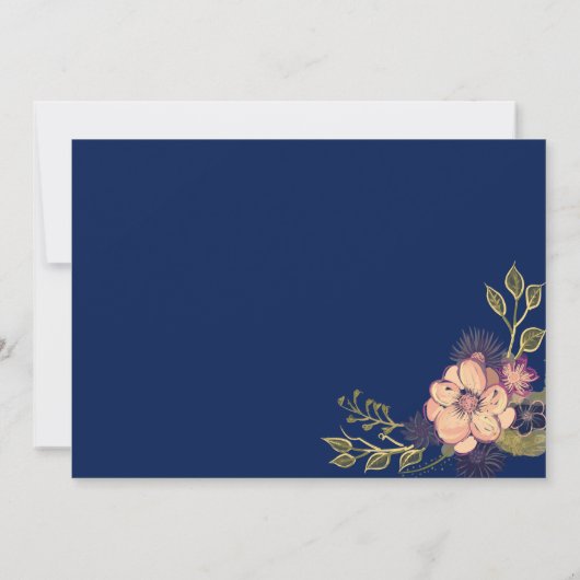 Save The Date Mariage corail (Dos)