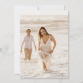 Save The Date Mariage côtier Seashell  (Devant)