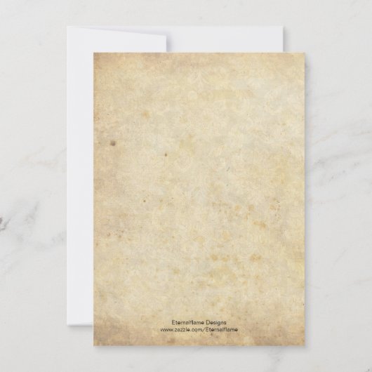 Save The Date Mariage damassé bleu et violet Enregistrer la date (Dos)