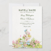 Save The Date Mariage dans le jardin (Devant)