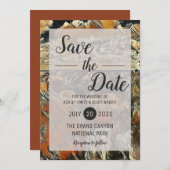 Save The Date Mariage dans le parc national du Grand Canyon Enre (Devant / Derrière)