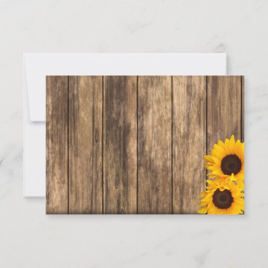 Save The Date Mariage dans un bois rustique & dentelle Enregistr (Dos)