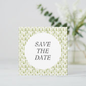 Save The Date Mariage dans une forêt aquarelle (Debout devant)