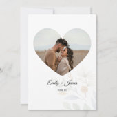 Save The Date Mariage d'aquarelle bleu foncé (Dos)